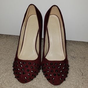 ReposhTorrid Burgundy Heels Size 8